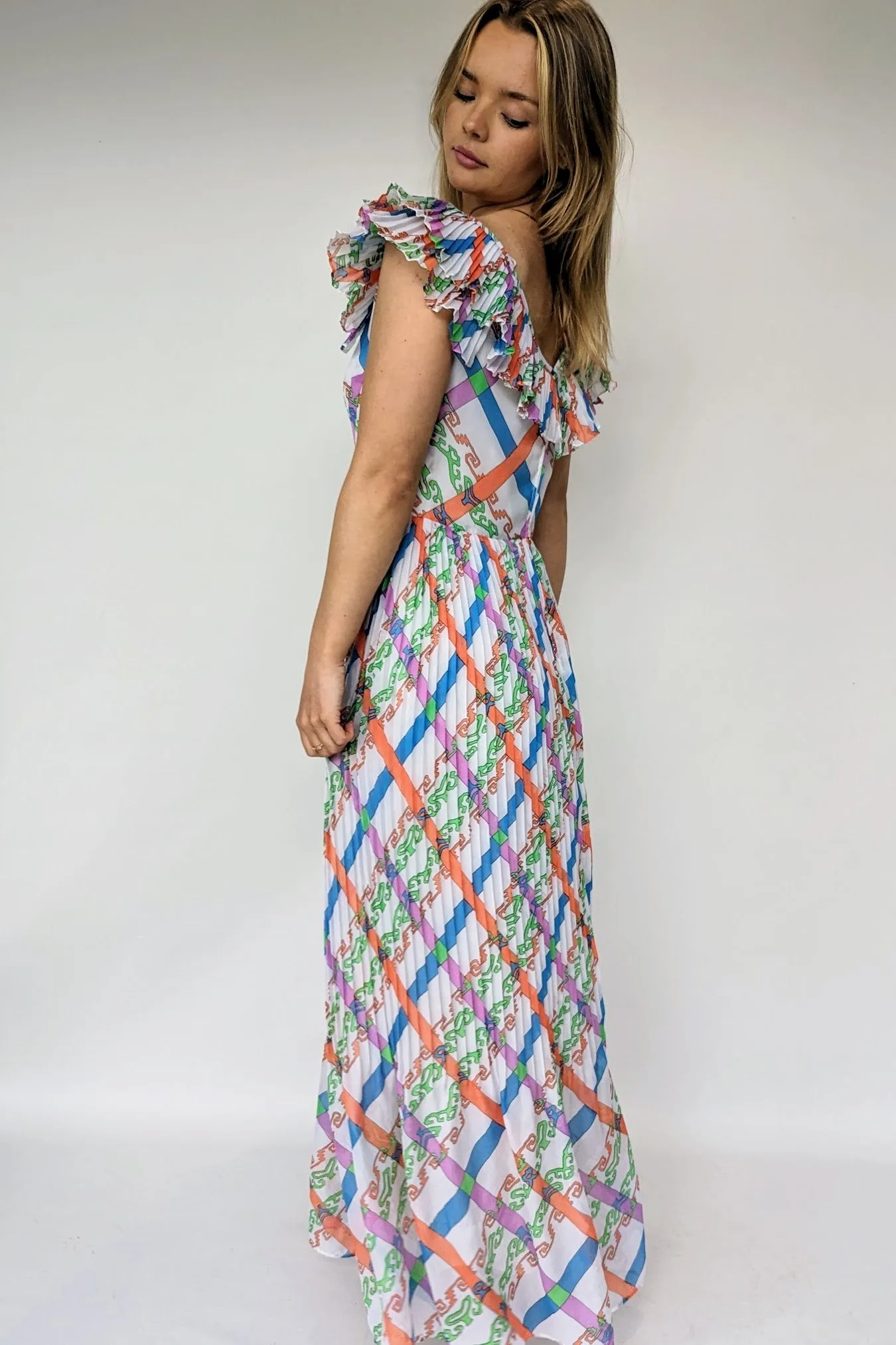 1970s Floaty Maxi Dress by Robert Dorland