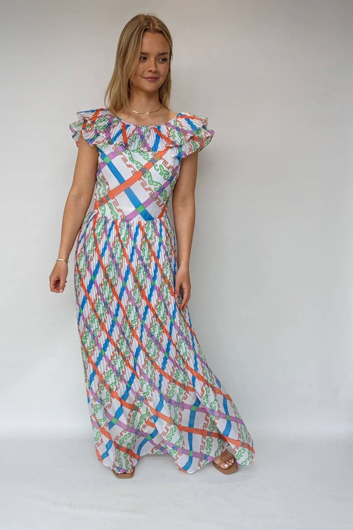 1970s Floaty Maxi Dress by Robert Dorland