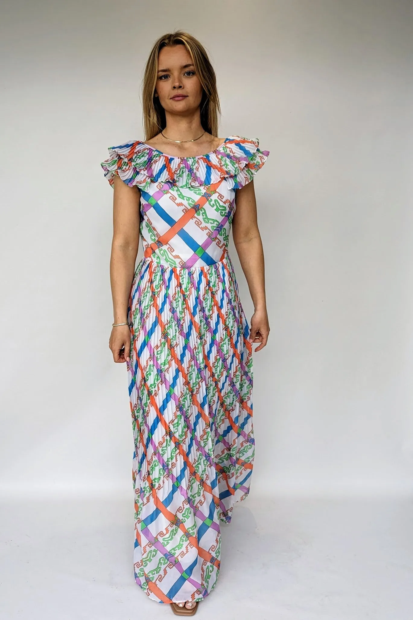 1970s Floaty Maxi Dress by Robert Dorland