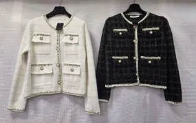 (2P.PACK) Pearl Button 4 Pocket Cardigan