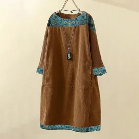 ABIGAIL | VINTAGE CORD DRESS