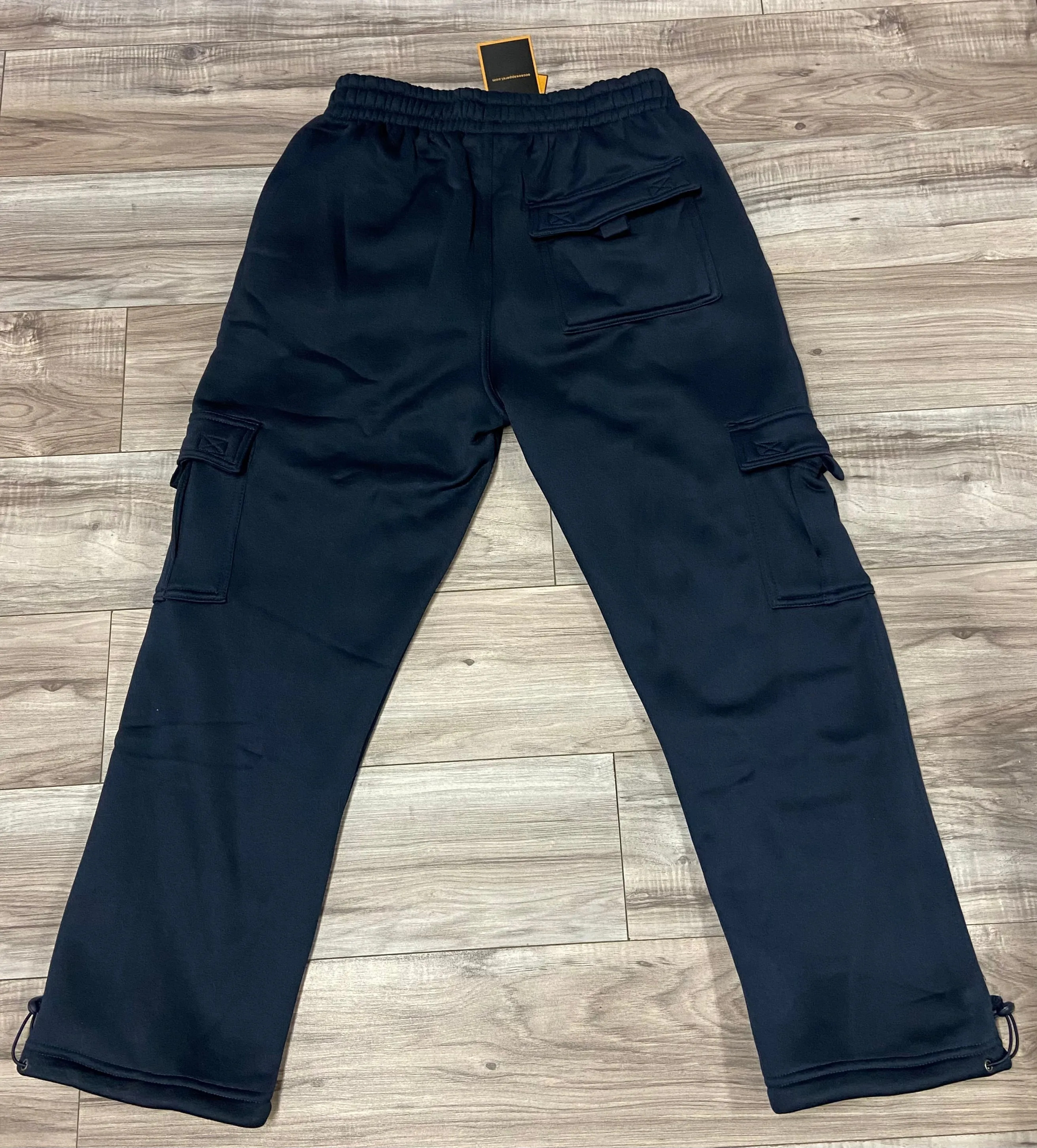 ACCESS MENS FLEECE CARGO JOGGERS (NAVY)