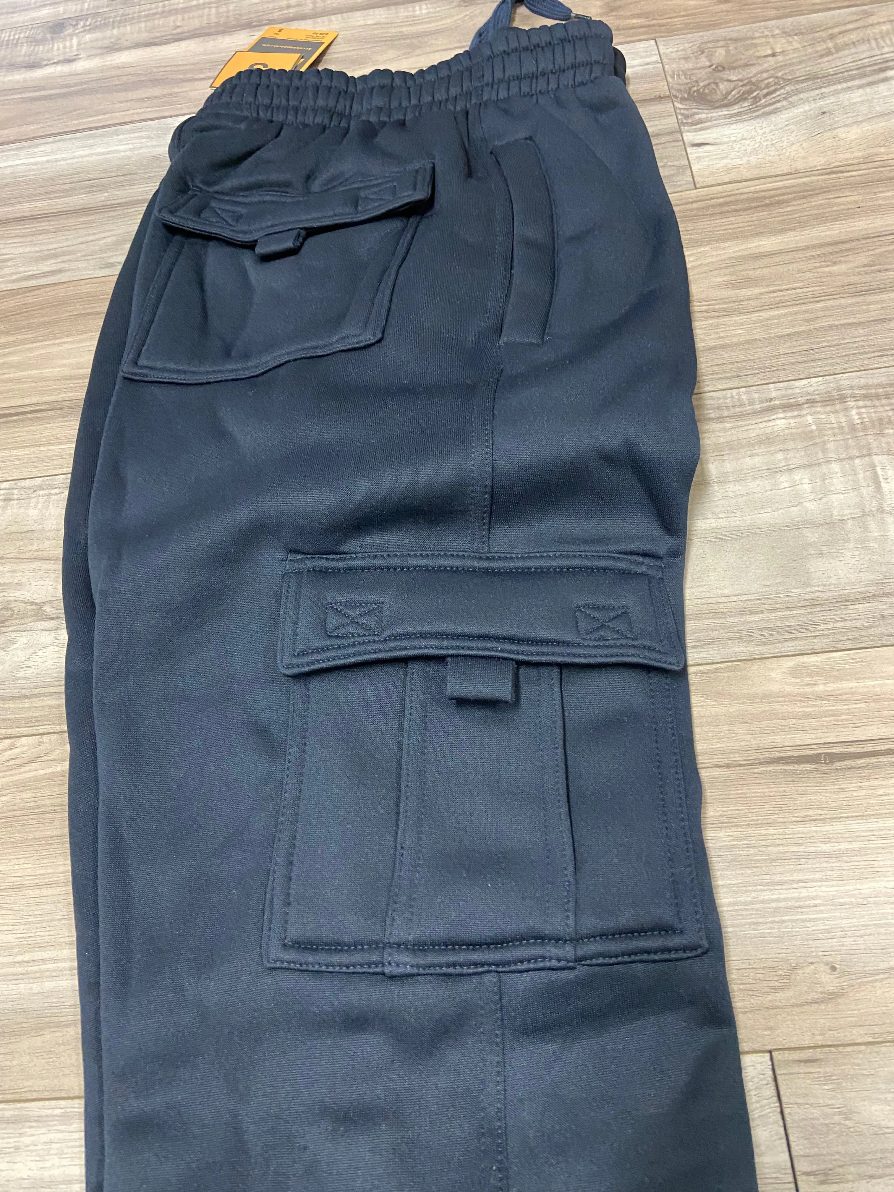 ACCESS MENS FLEECE CARGO JOGGERS (NAVY)