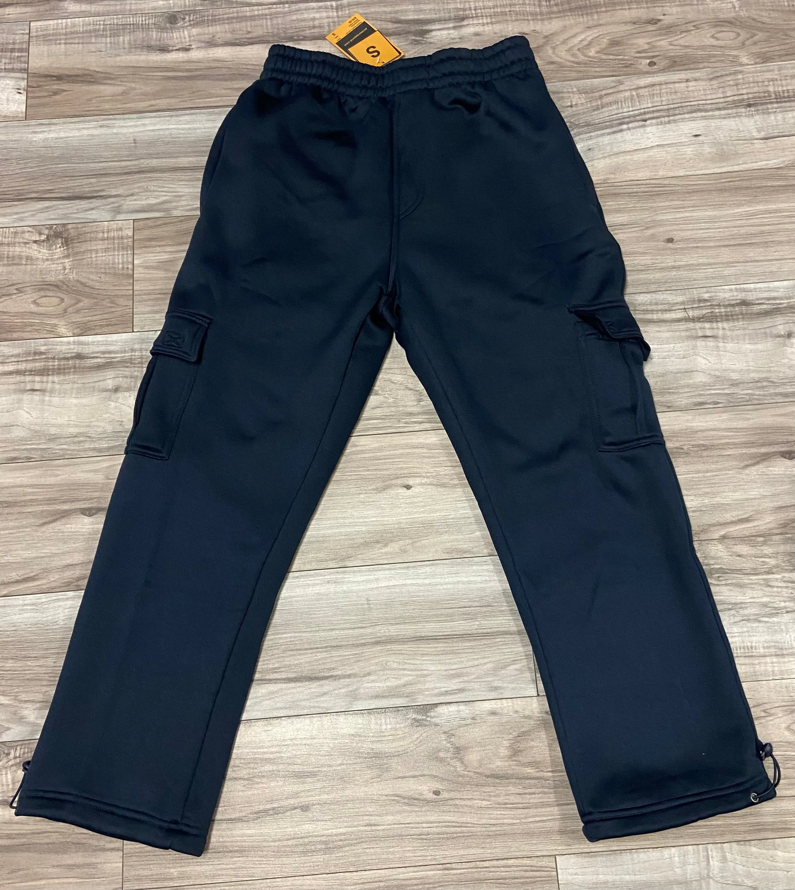ACCESS MENS FLEECE CARGO JOGGERS (NAVY)