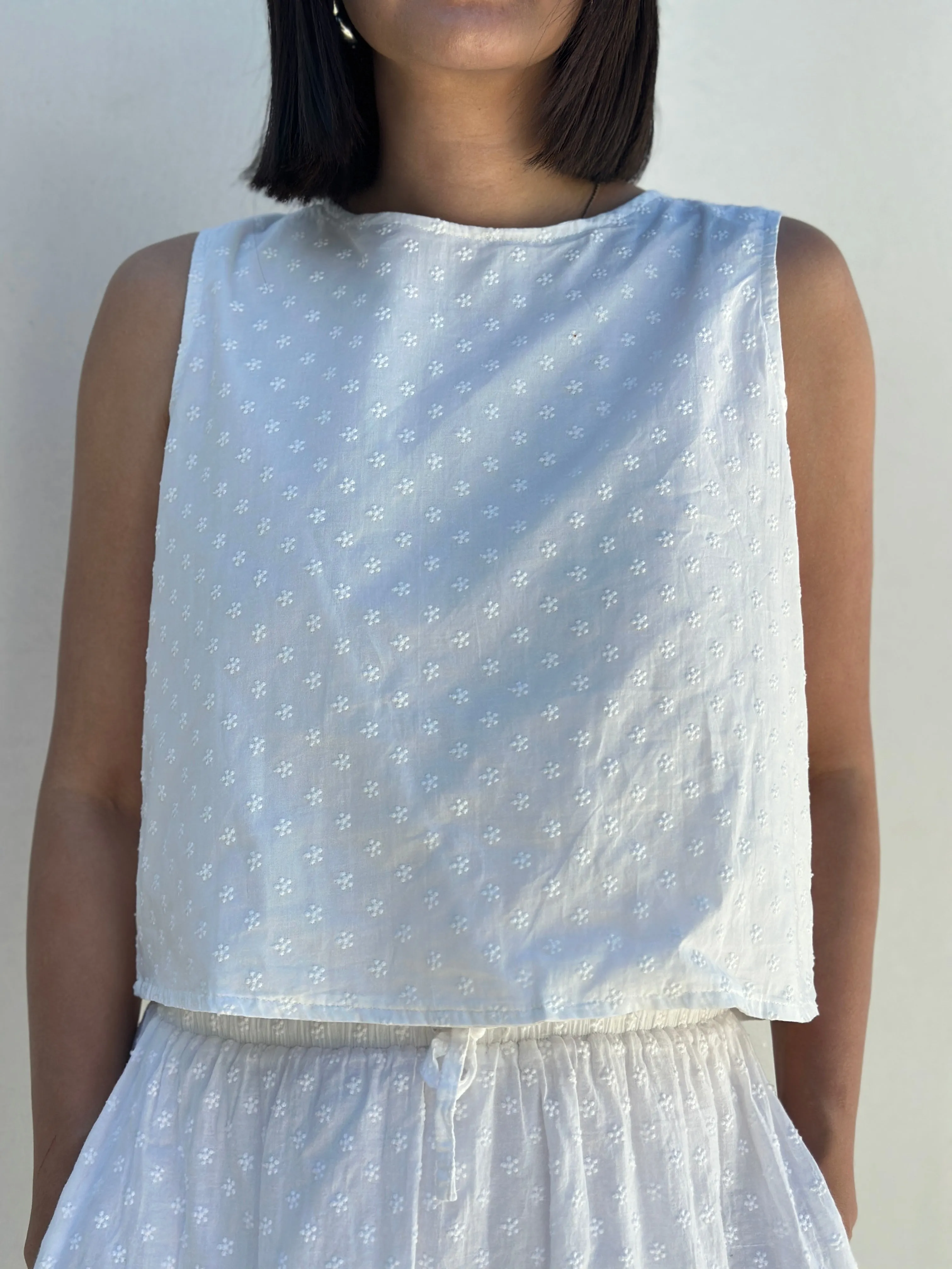 Adult Delilah Cotton Broderie Top