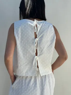 Adult Delilah Cotton Broderie Top