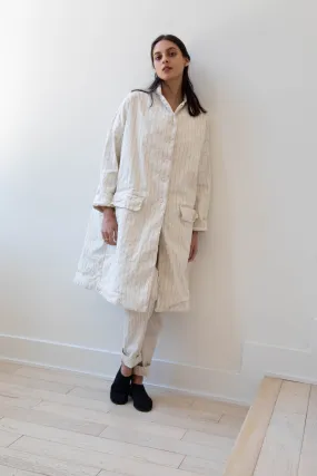 Album di Famiglia | Pinstriped Coat in Natural