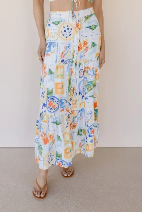 Amalfi Kiss Maxi Skirt