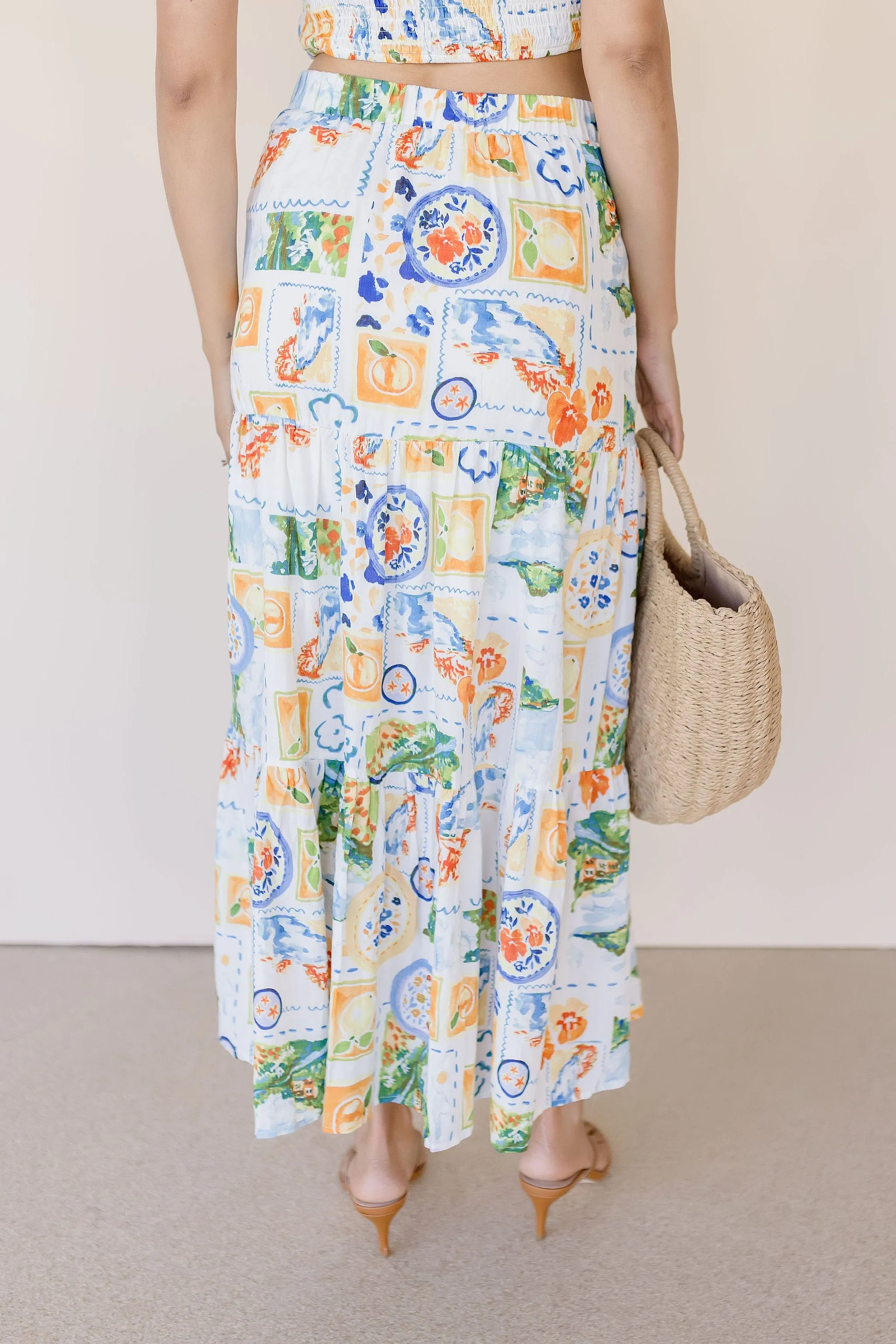 Amalfi Kiss Maxi Skirt
