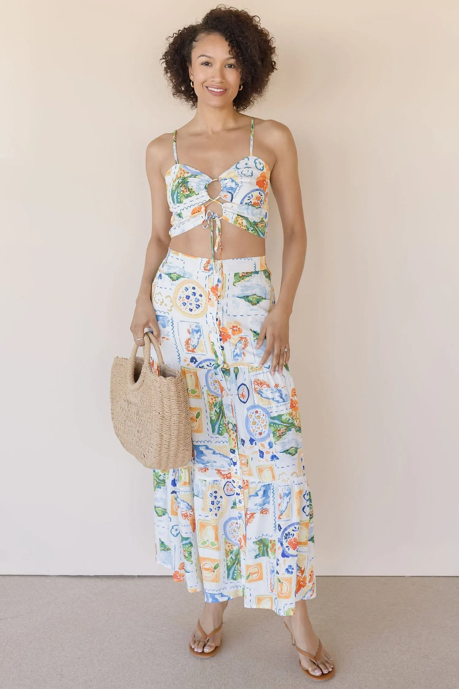 Amalfi Kiss Maxi Skirt