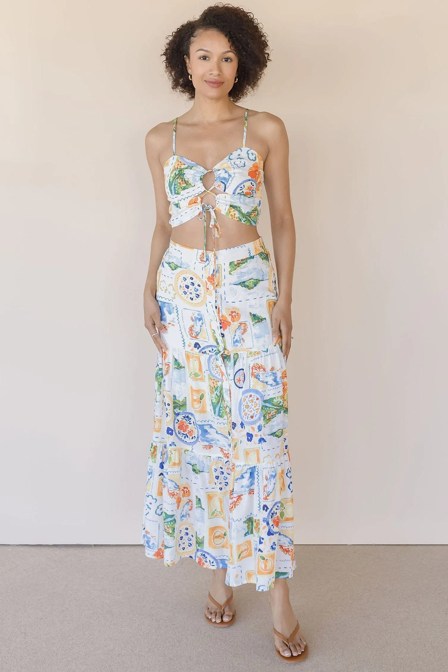 Amalfi Kiss Maxi Skirt