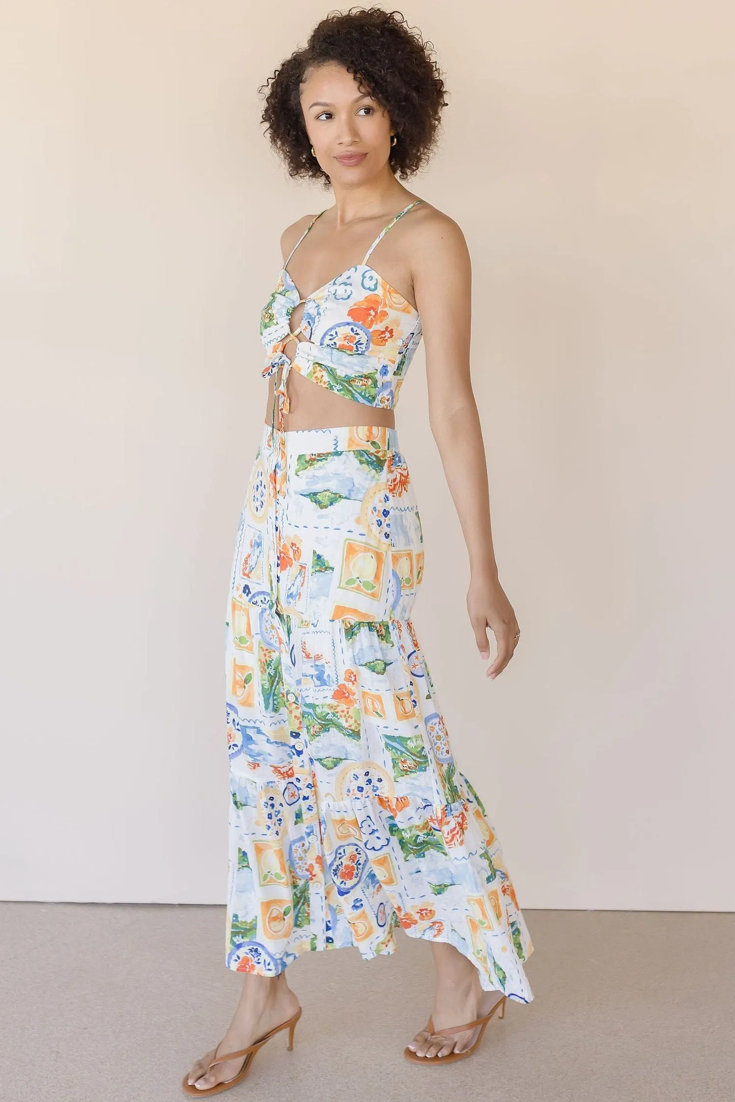 Amalfi Kiss Maxi Skirt