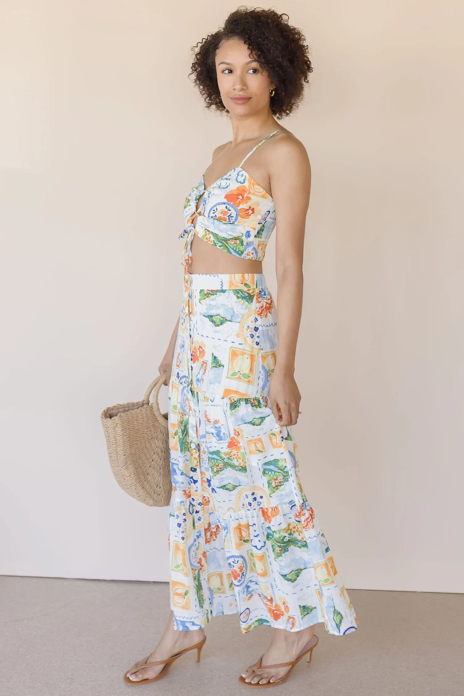 Amalfi Kiss Maxi Skirt