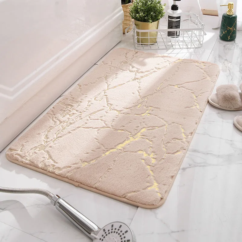 Anti-slip Household Thickening Living Room Bedside Rabbit Fur Carpet Floor Mat