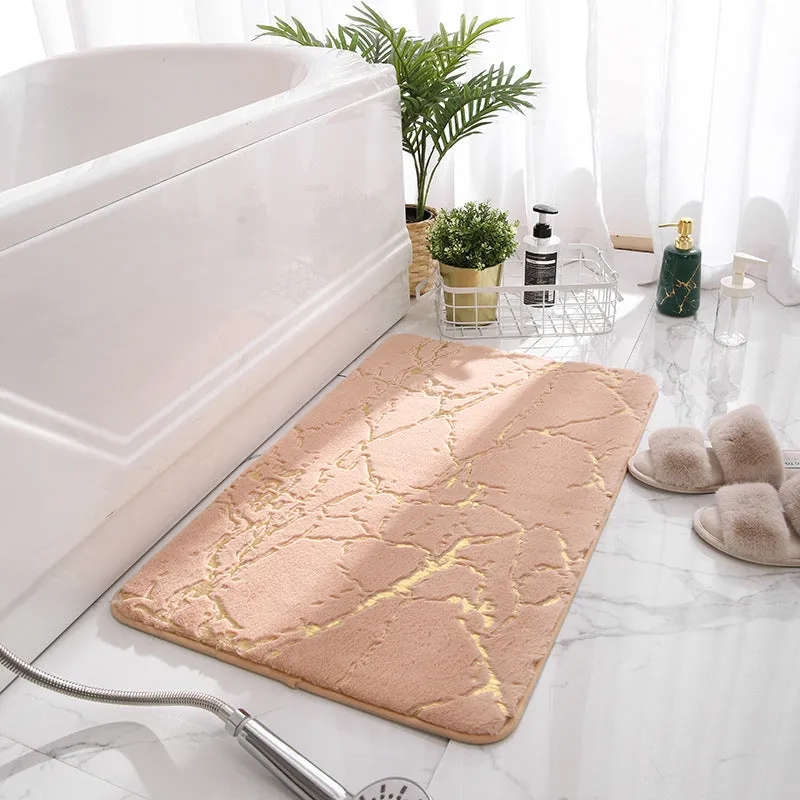 Anti-slip Household Thickening Living Room Bedside Rabbit Fur Carpet Floor Mat