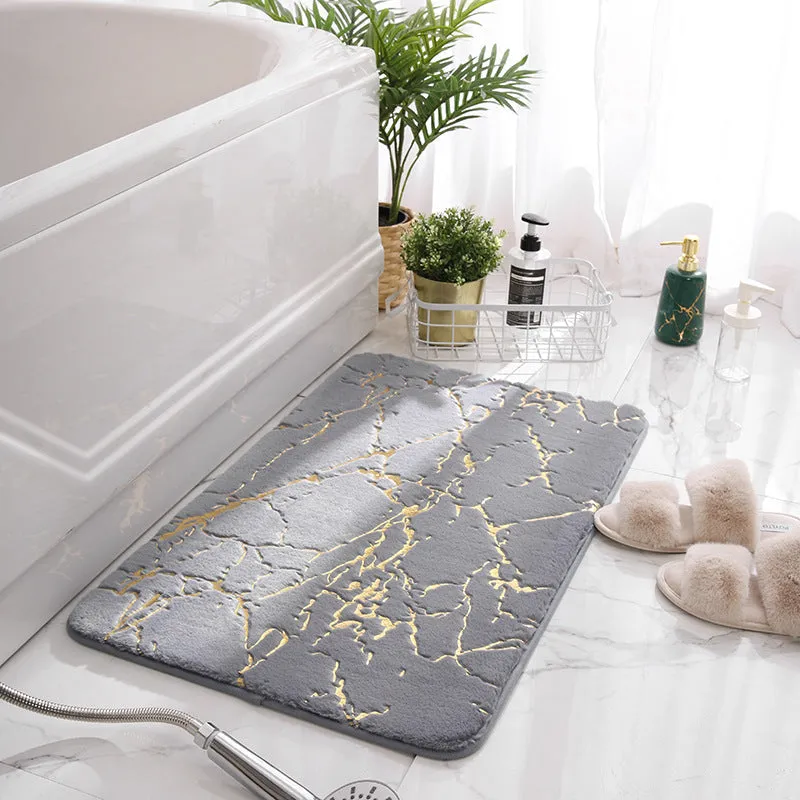 Anti-slip Household Thickening Living Room Bedside Rabbit Fur Carpet Floor Mat