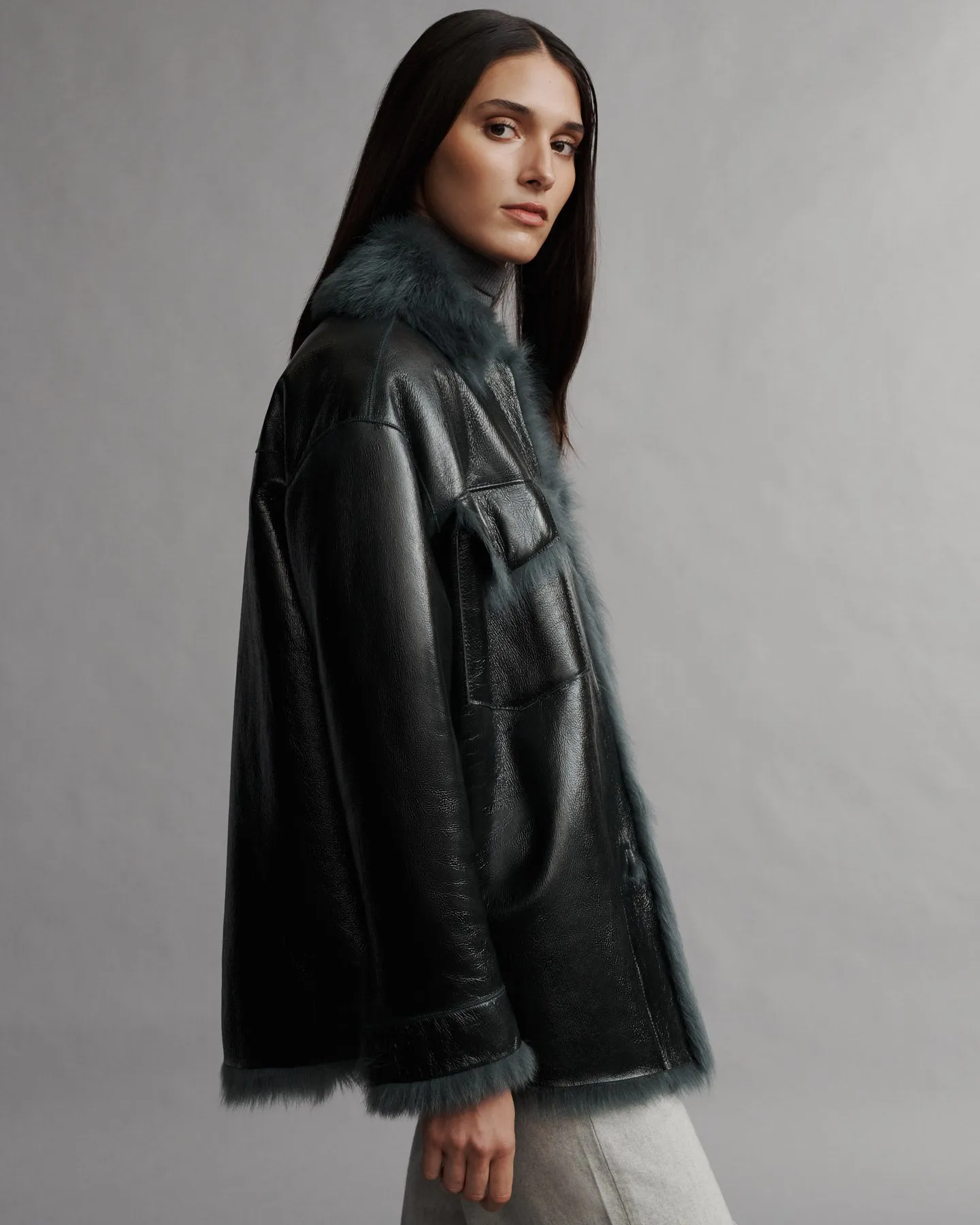 Aspen Jacket in Luxe Shearling