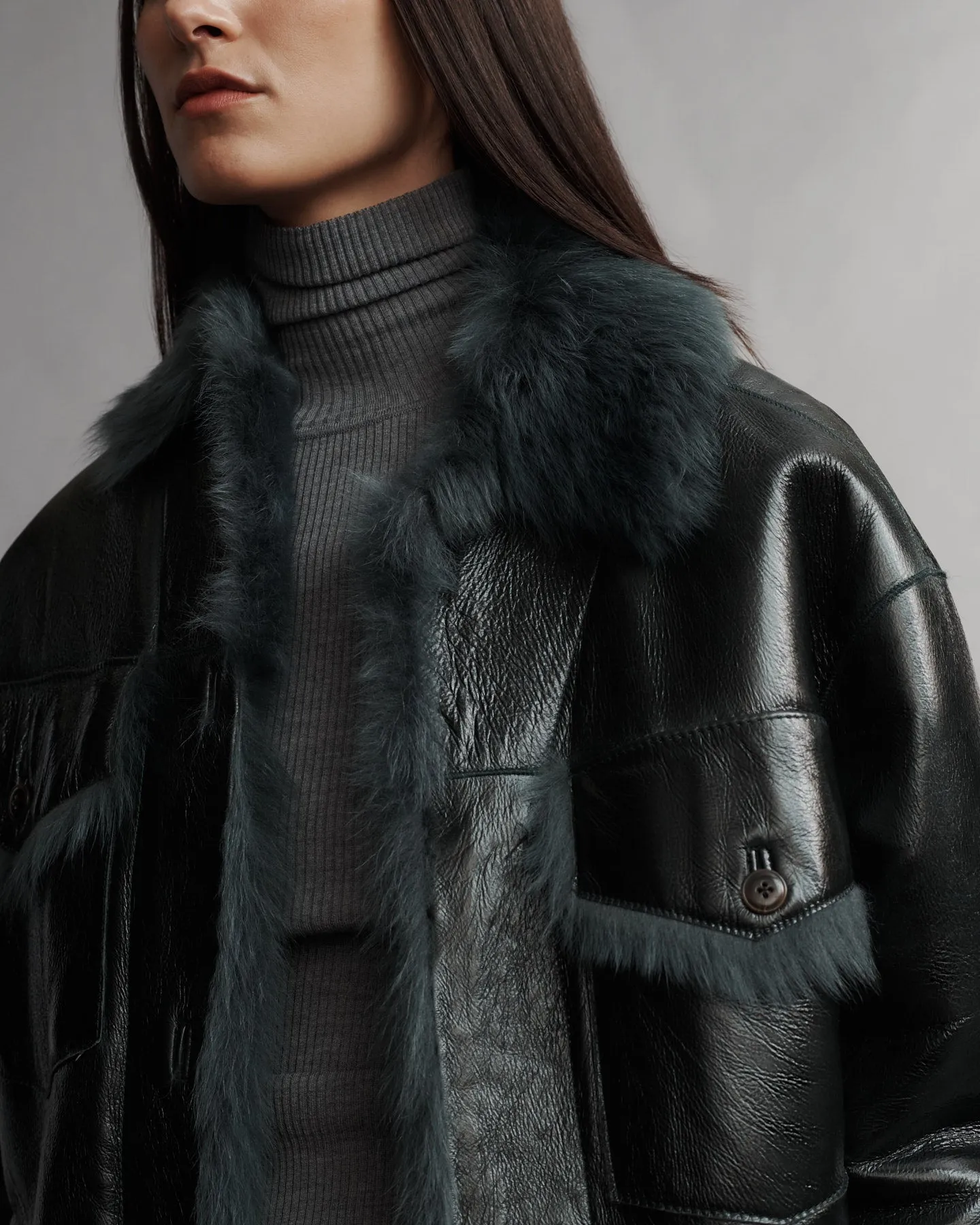Aspen Jacket in Luxe Shearling