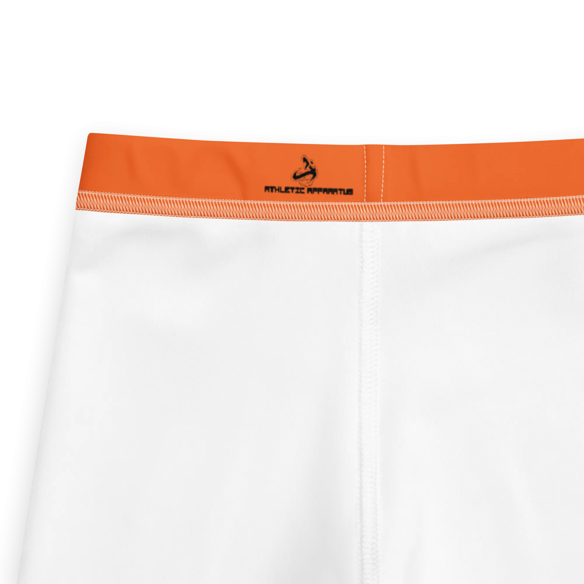 Athletic Apparatus Orange Black logo White stitch Kid's Leggings