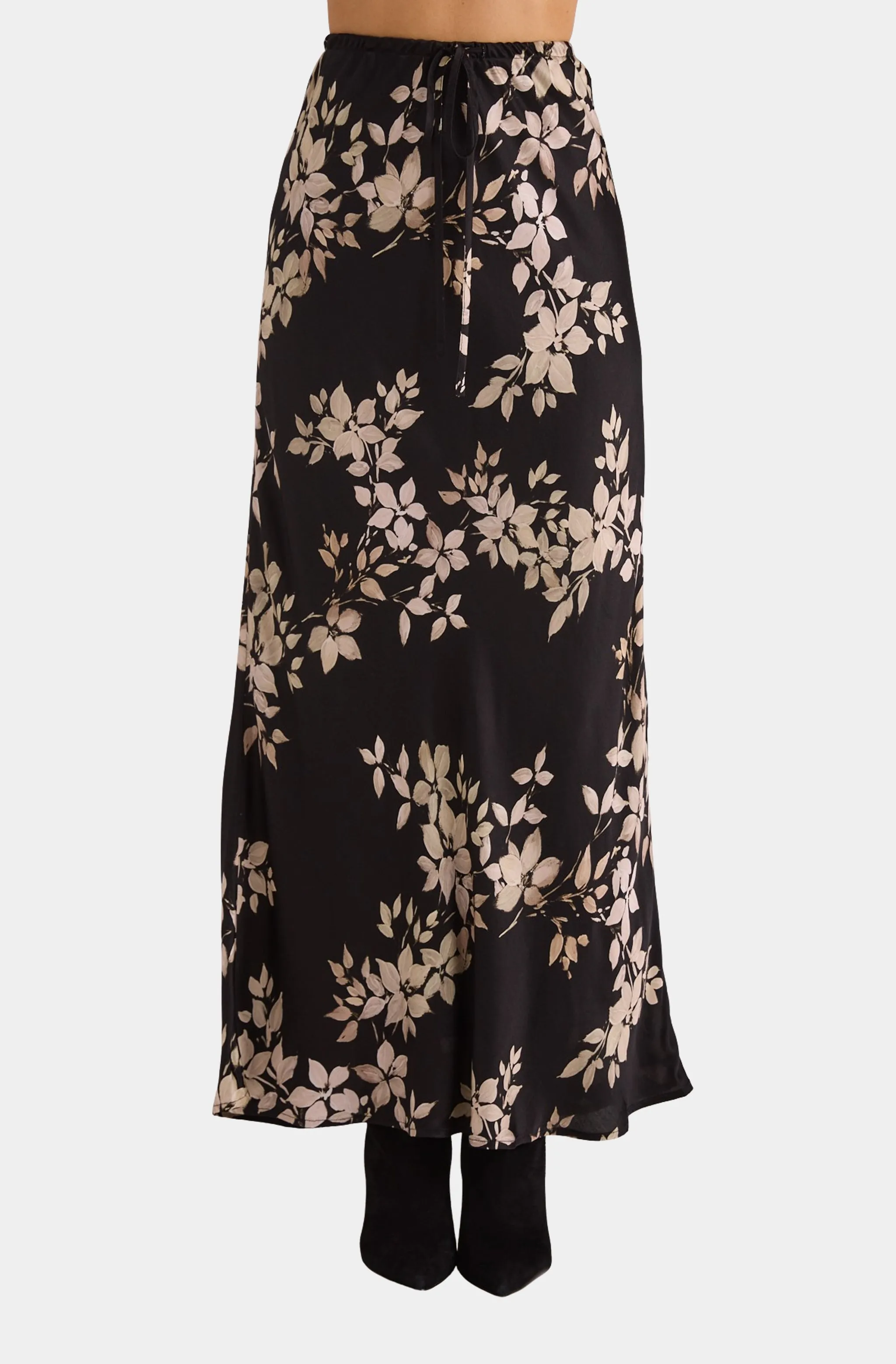 Bias Skirt With Tie