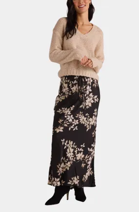 Bias Skirt With Tie