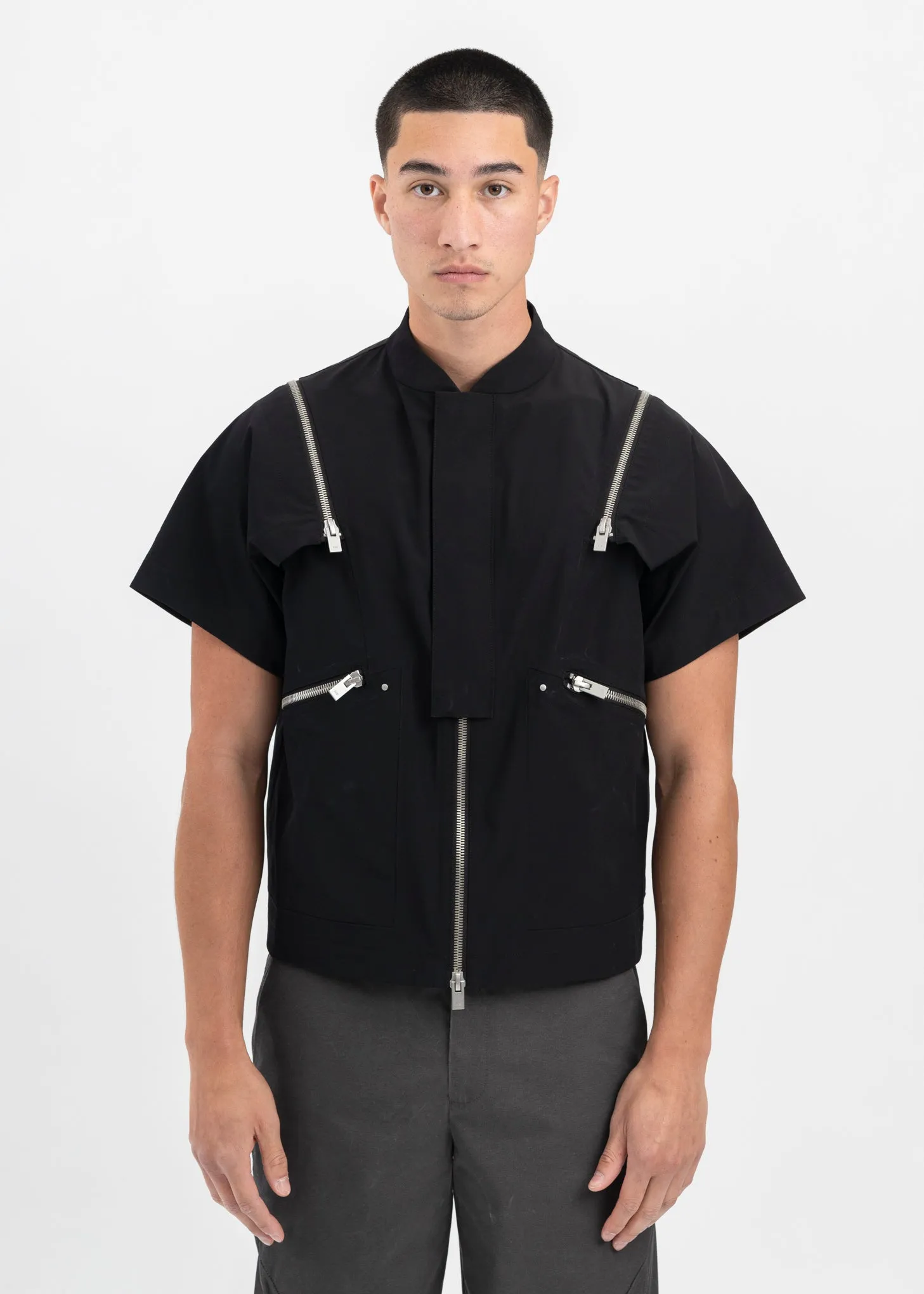 BLACK ANOPHYTE TECHNICAL VEST