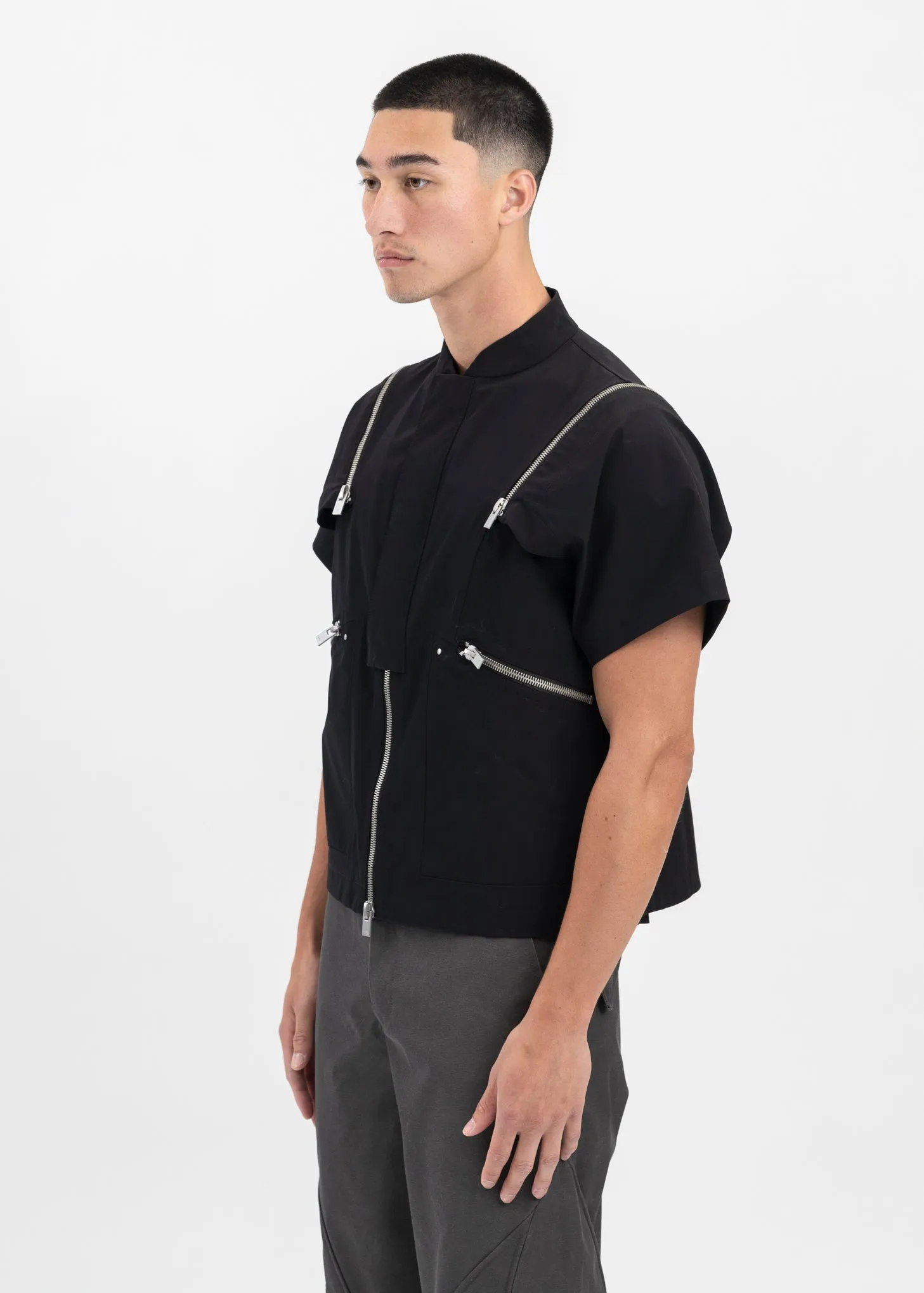 BLACK ANOPHYTE TECHNICAL VEST