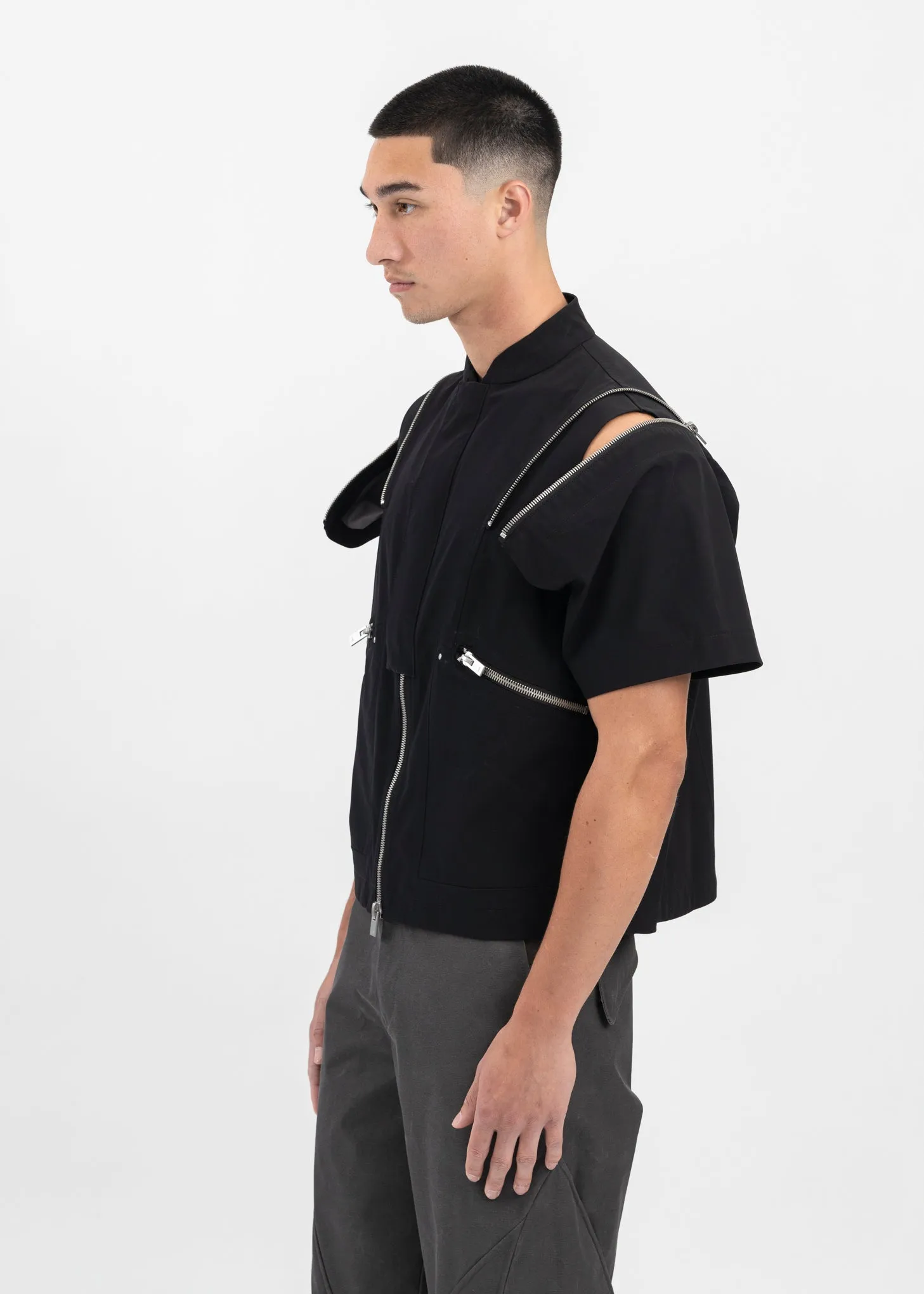 BLACK ANOPHYTE TECHNICAL VEST