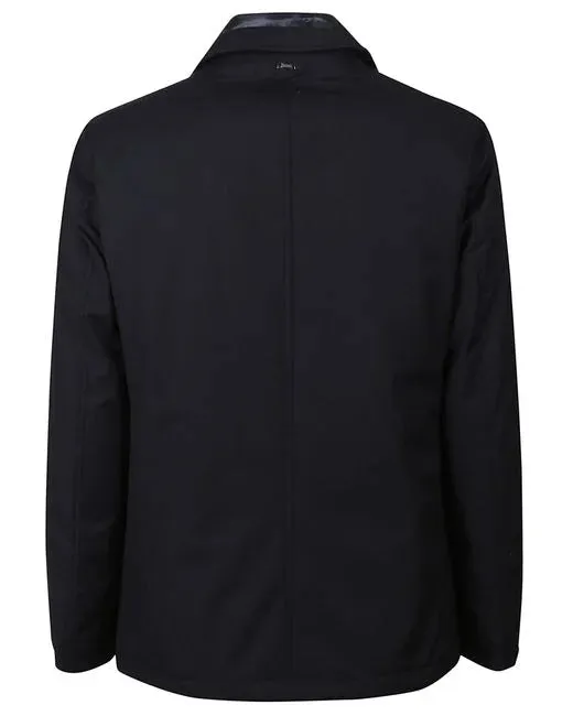 Blazer with padded gilet insert - navy blue