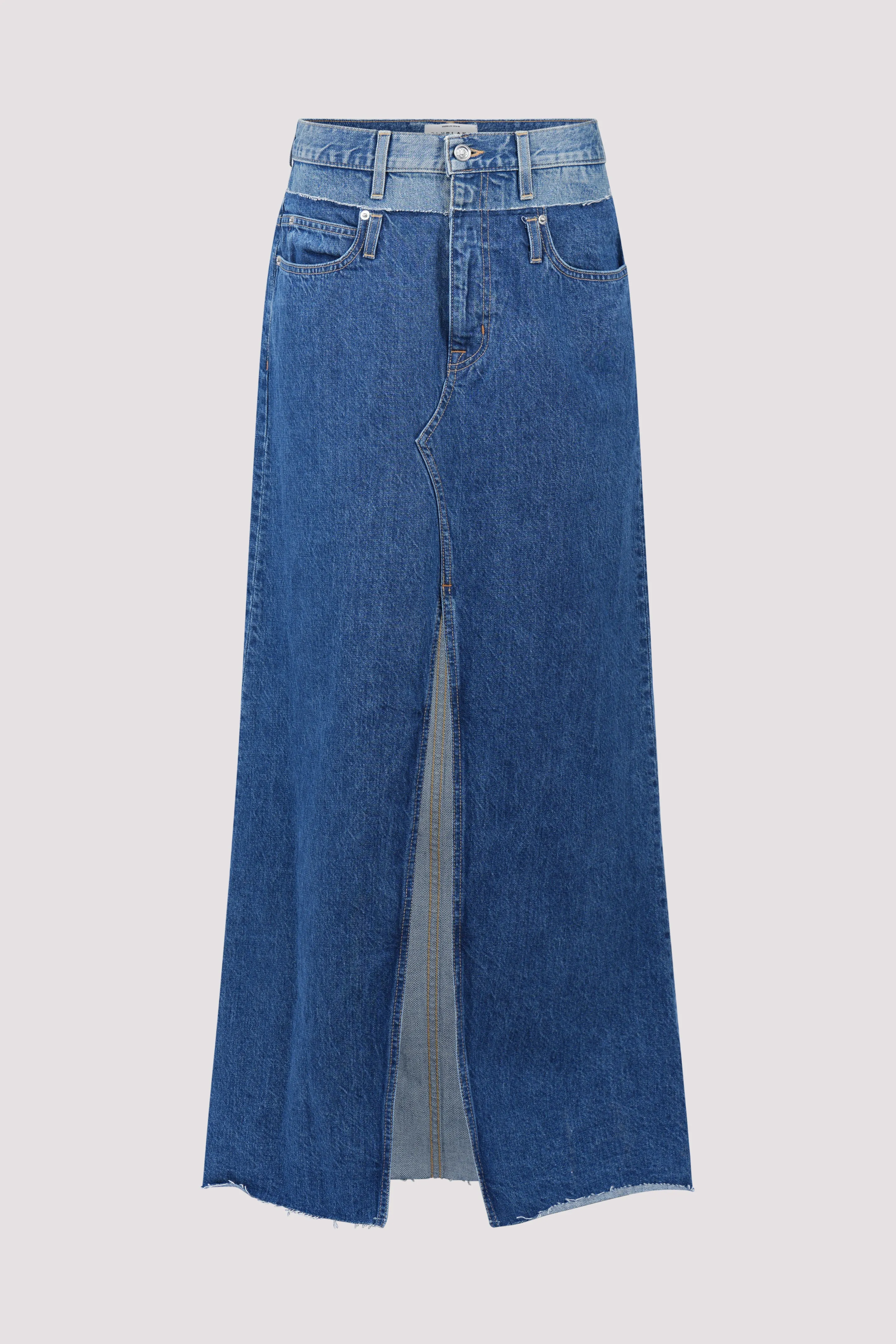 Blue Dallas Maxi Denim Skirt