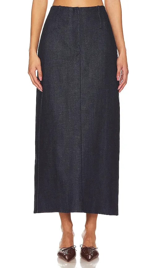 BUCI Maxi Skirt in Blue