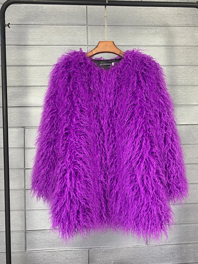 Candy Boho Faux Fur Jacket