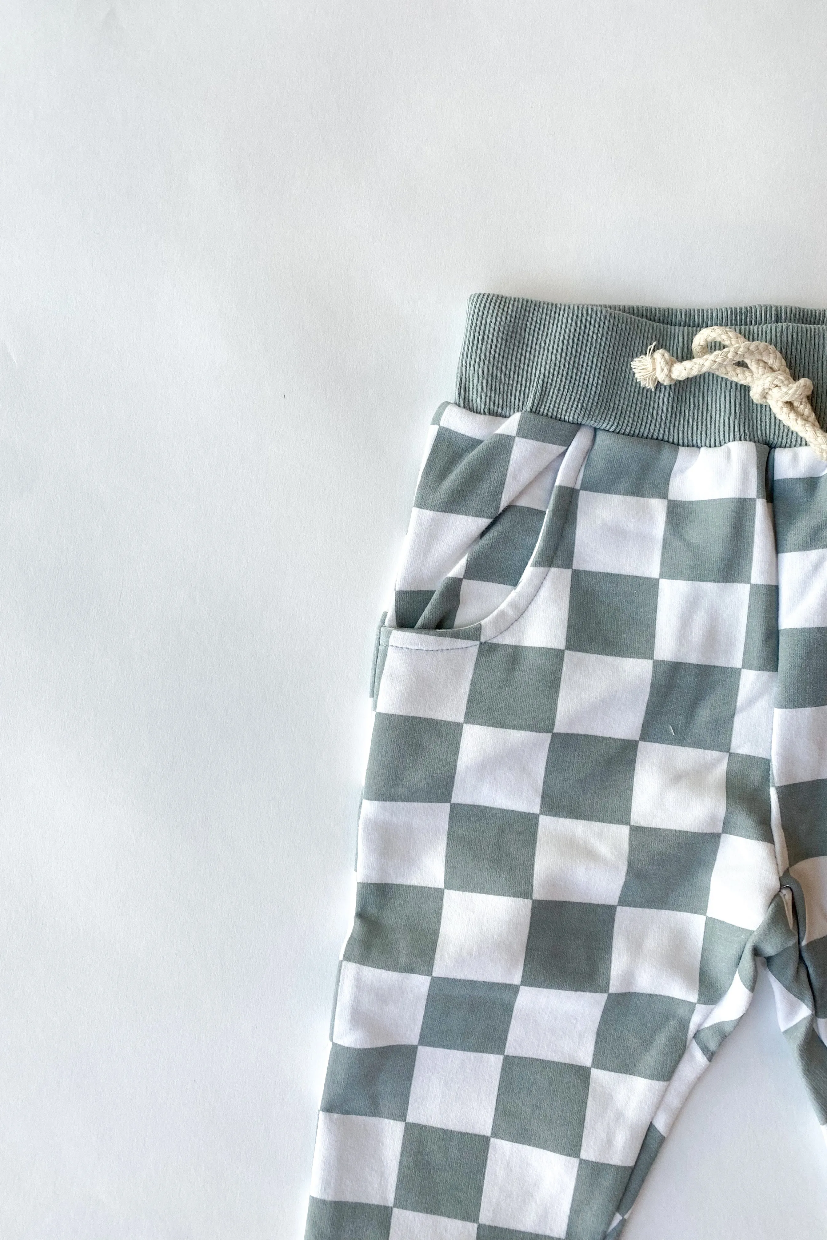 checkered joggers