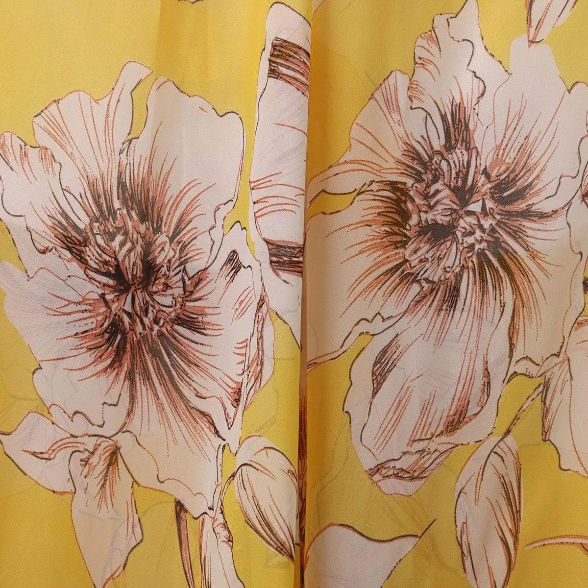Chiffon Floral Maxi Skirt