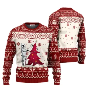 Christmas Sweater JulesRoche Warm Knit All-Over-Print Pullover