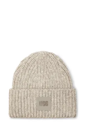Chunky Rib Beanie | Putty