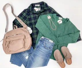 Cozy Content Hooded Top
