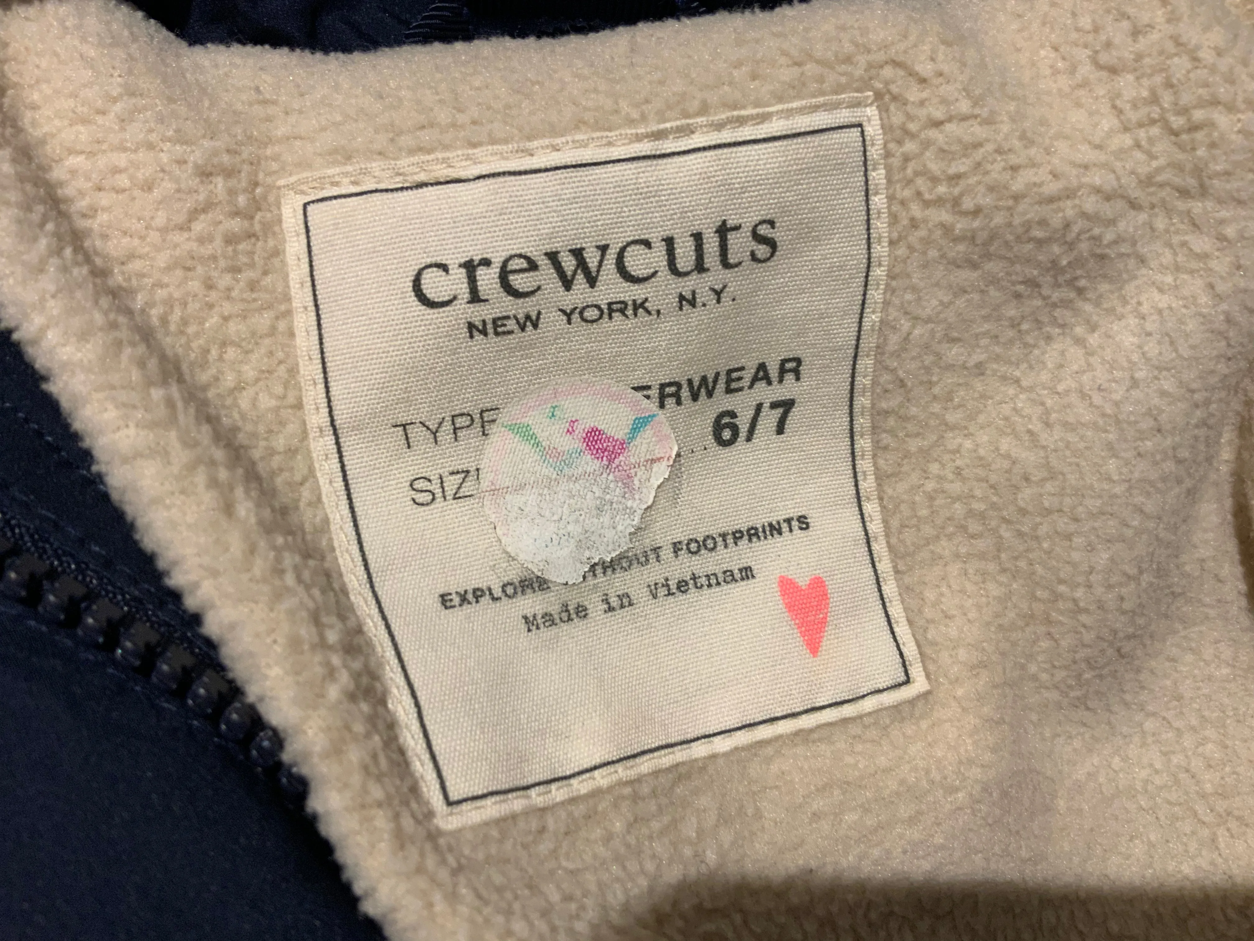 Crewcuts J. Crew Girls' Puffer Parka Feathers Down Winter Coat Jacket 6-7 years children