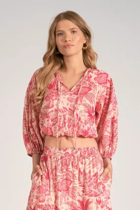 Cropped Floral Top