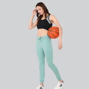 Cuffed Joggers - Creme de Menthe