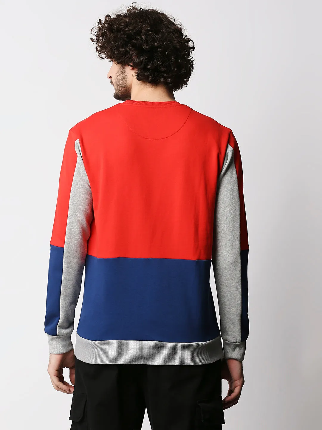 Disrupt Mens Grey Colorblock Pullover