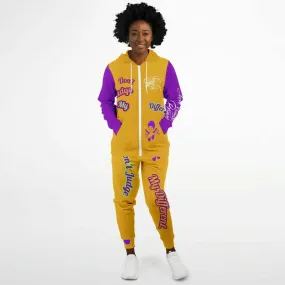 Don't Judge My Different Fashion Ziphoodie & Jogger - AOP