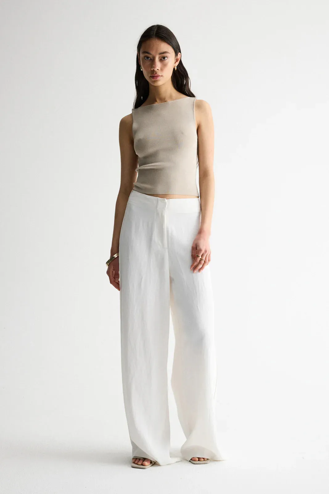 Elka Collective - Anouk Knit Top (Champagne)