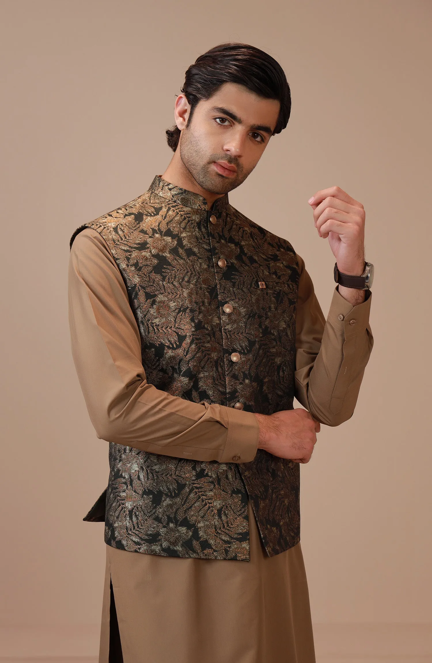 FANCY WAISTCOAT - Green