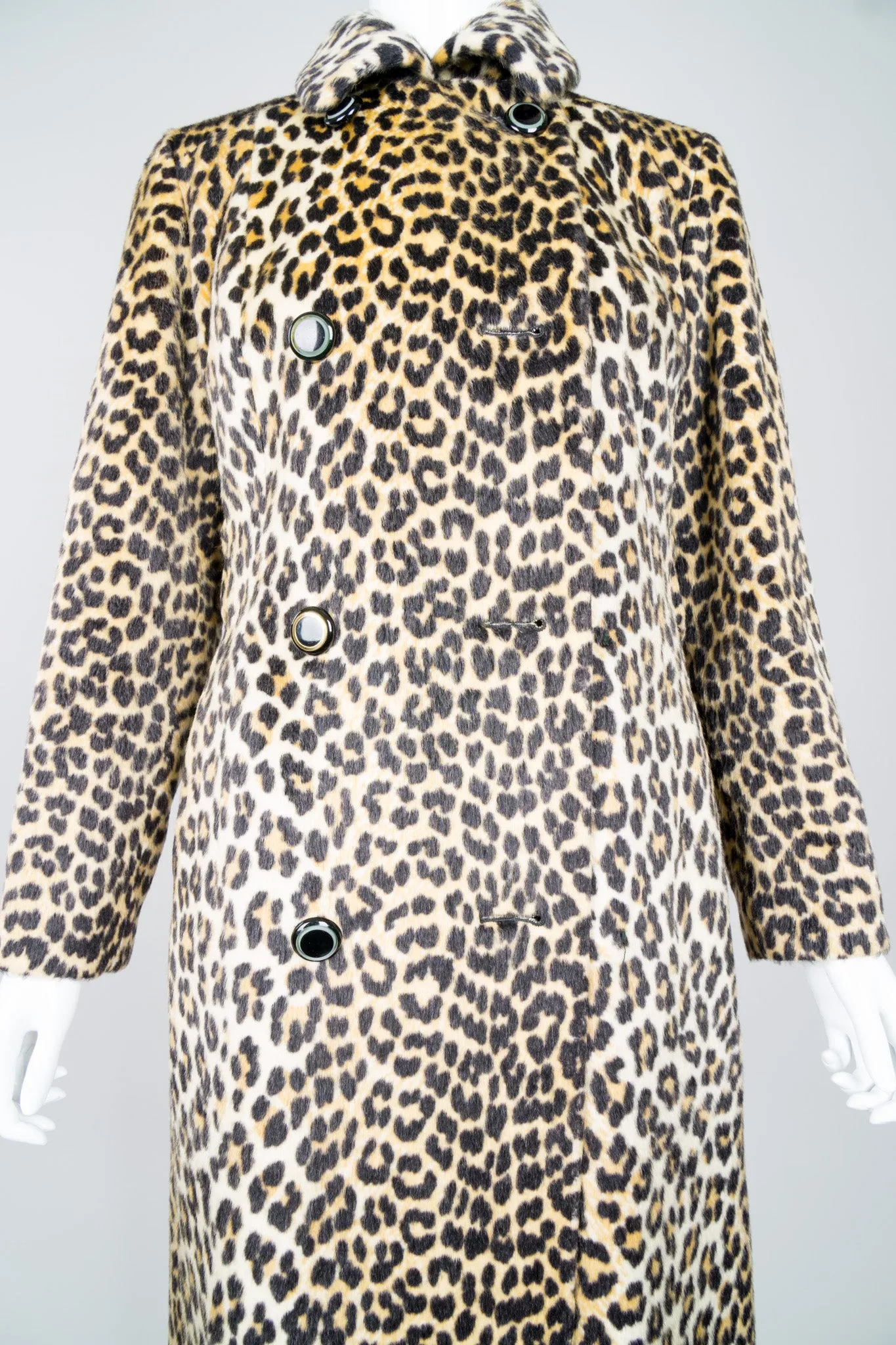 Faux Leopard Coat