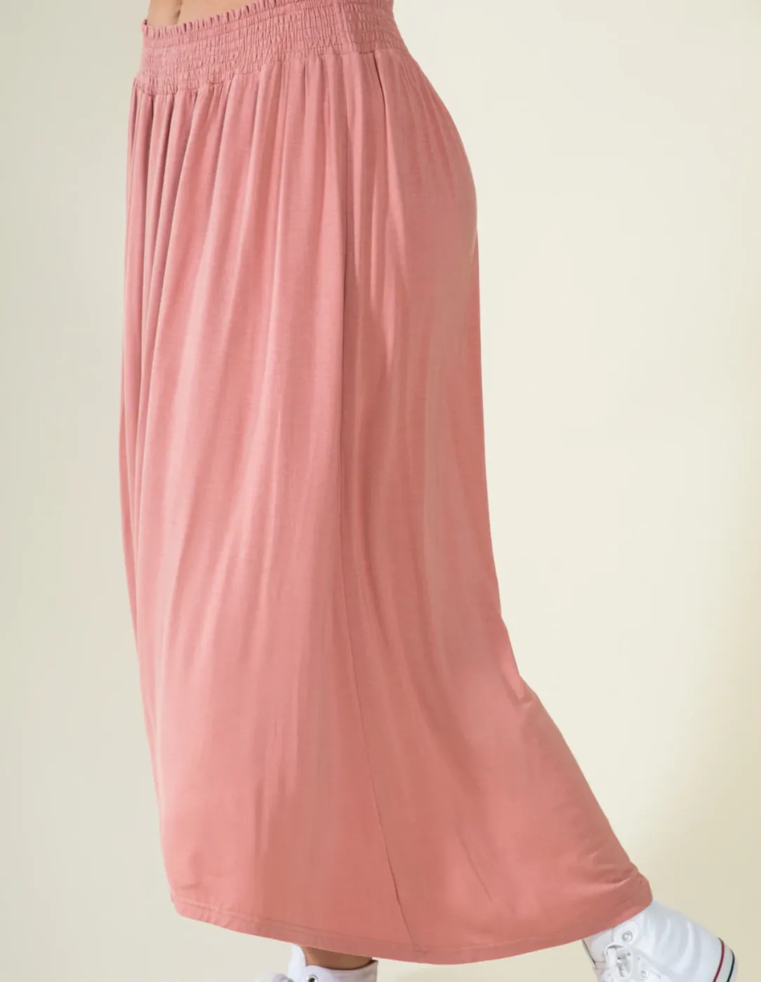 FINAL SALE Blushing Midi Skirt
