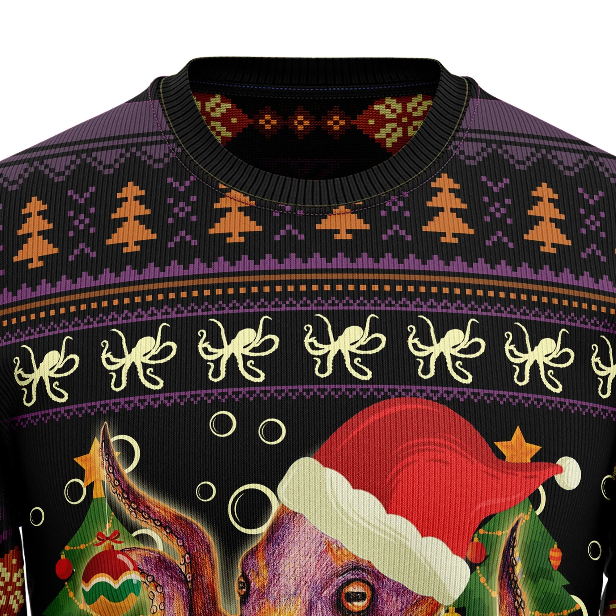 Graphic Ugly Sweater JulesRoche Cotton Blend Holiday Style