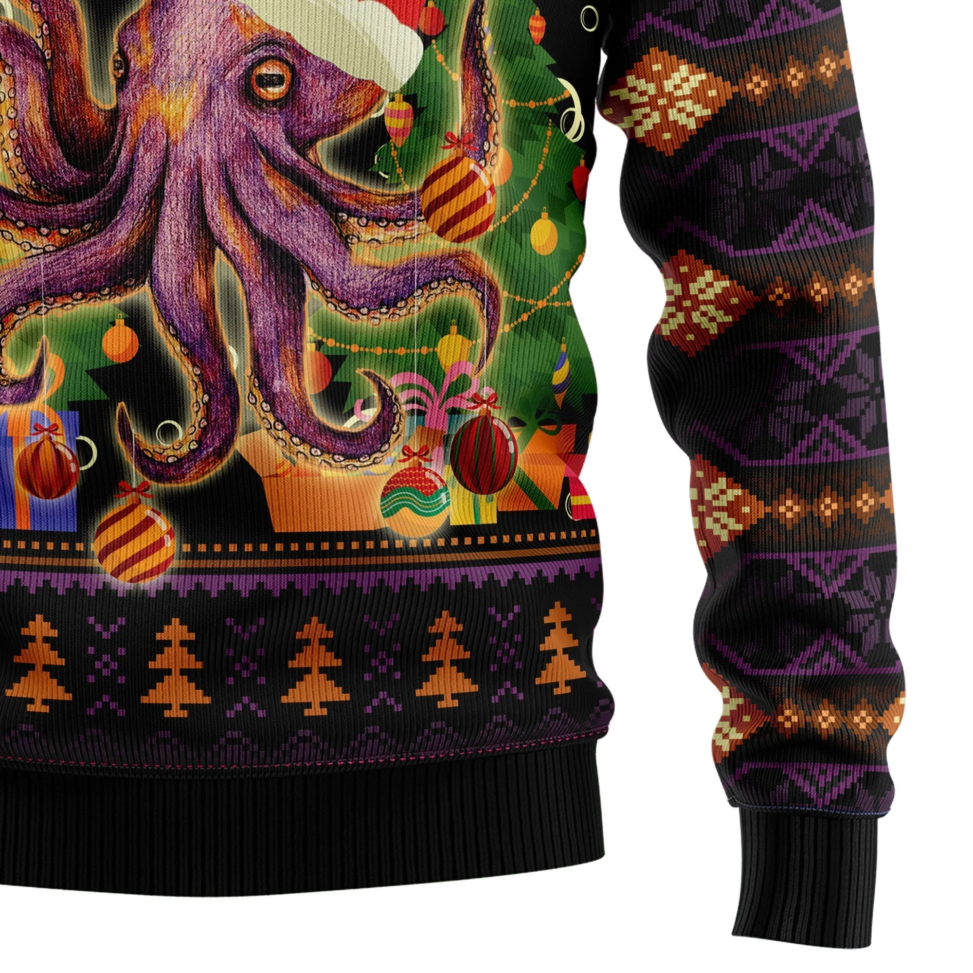 Graphic Ugly Sweater JulesRoche Cotton Blend Holiday Style