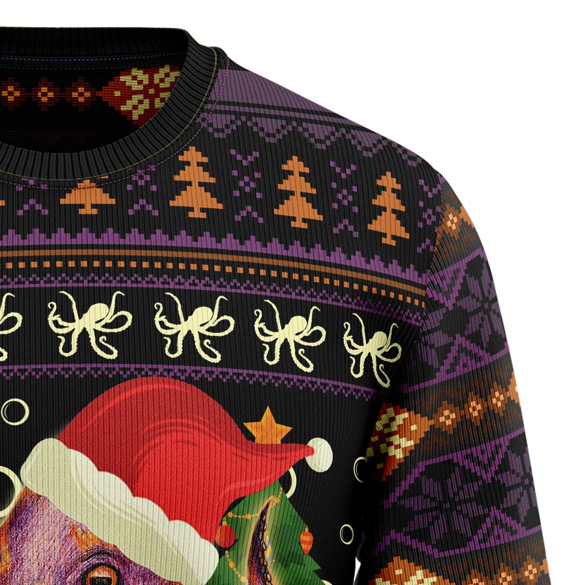 Graphic Ugly Sweater JulesRoche Cotton Blend Holiday Style