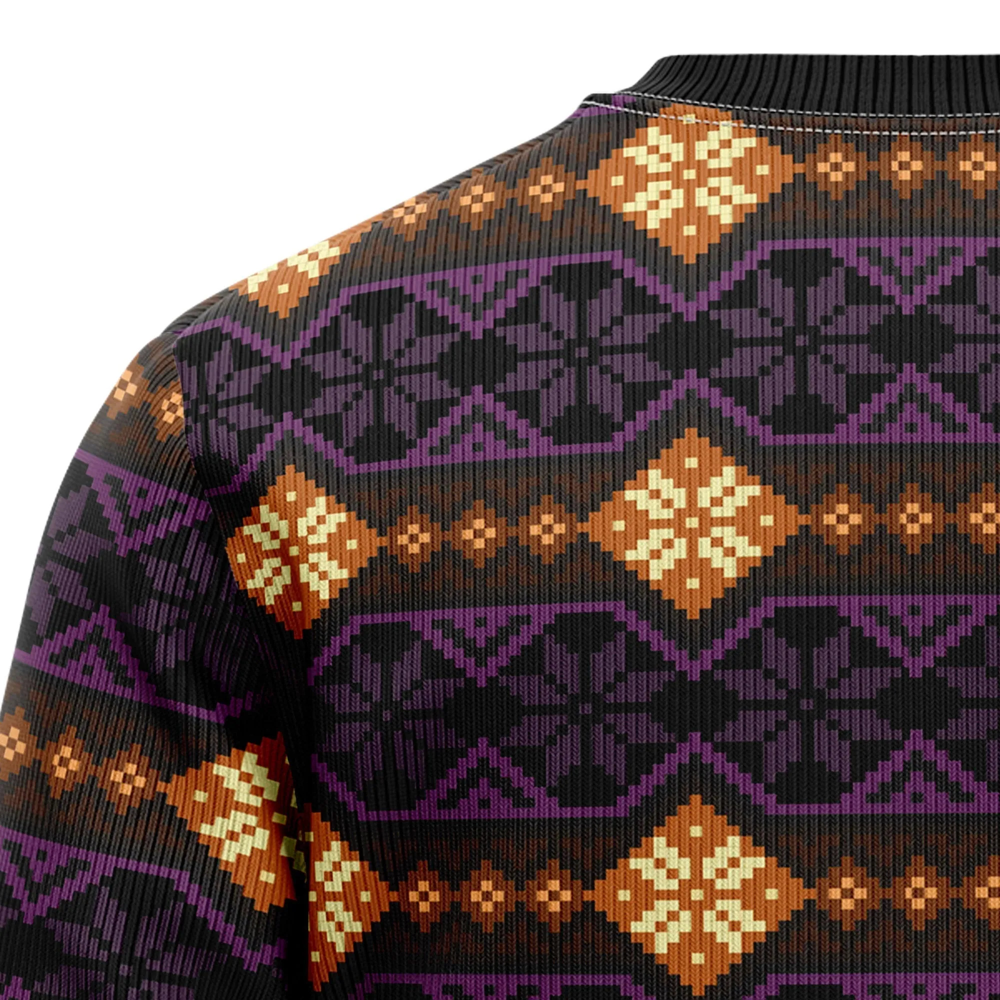 Graphic Ugly Sweater JulesRoche Cotton Blend Holiday Style